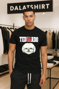 Teduardo White Shih Tzu Dog Face Graphic Portrait shirt