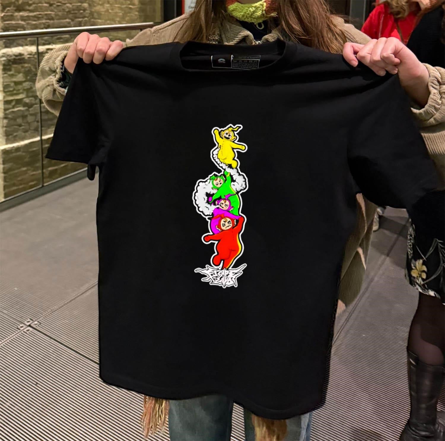 Teletubbies Escape Land Stacked Characters shirt