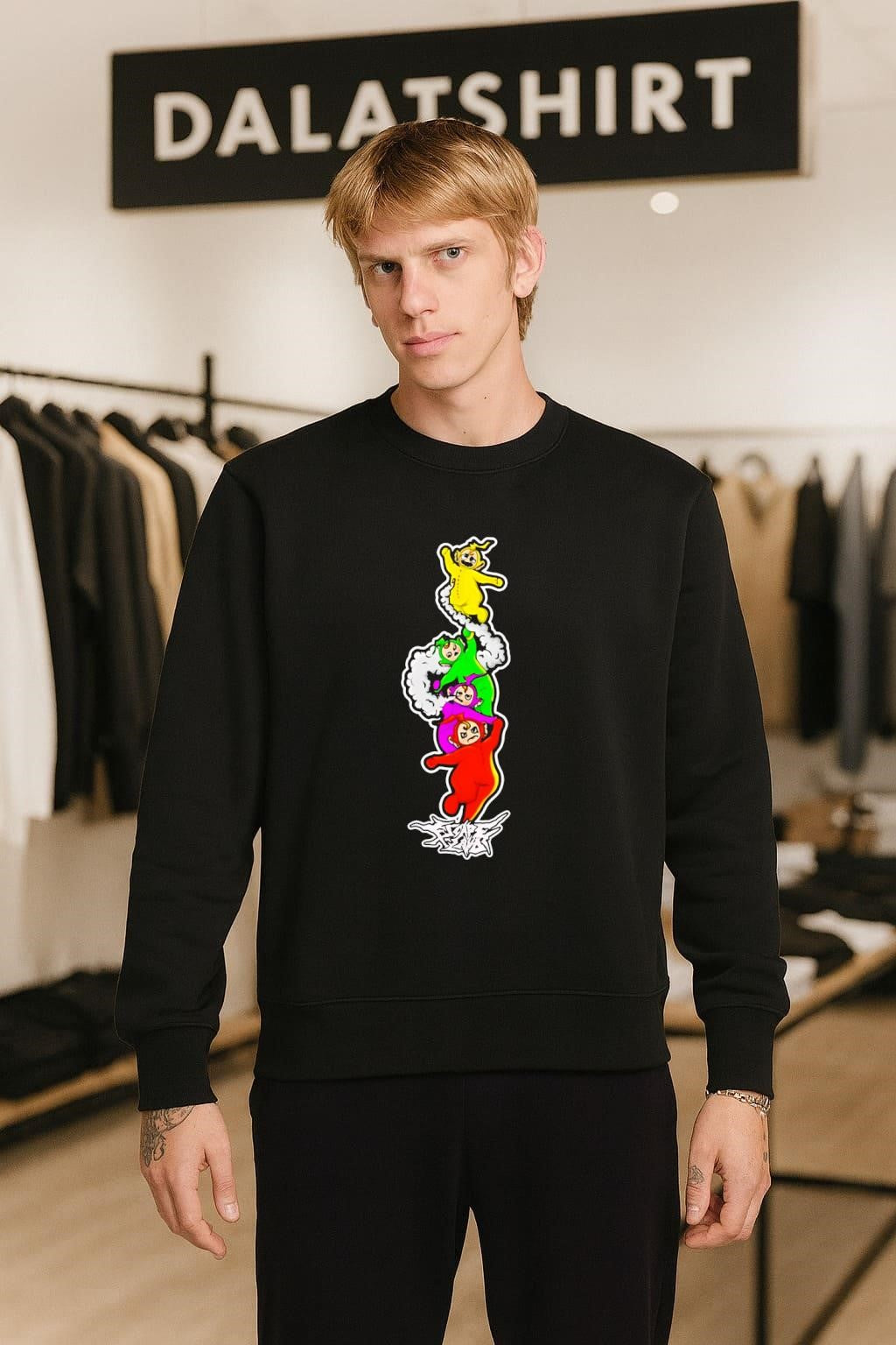 Teletubbies Escape Land Stacked Characters shirt