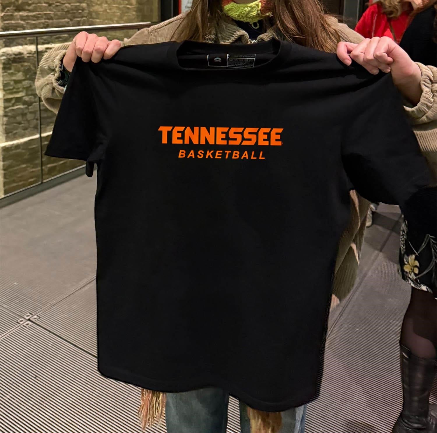 Tennessee Basketball logo letter shirt