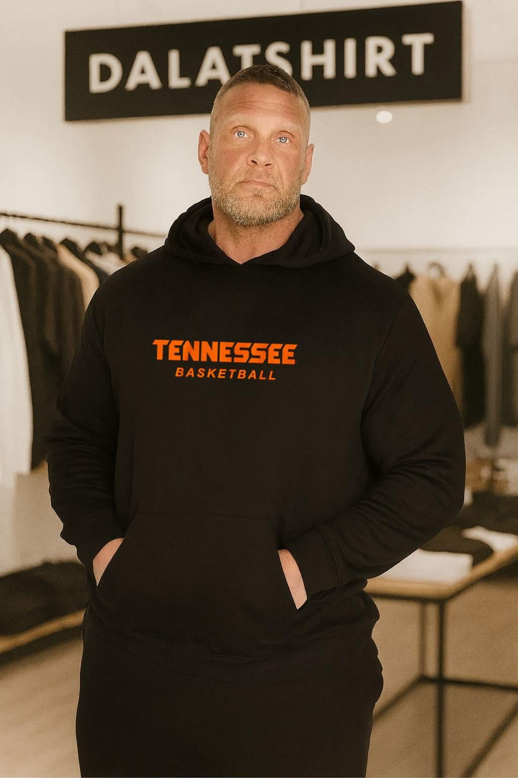 Tennessee Basketball logo letter shirt