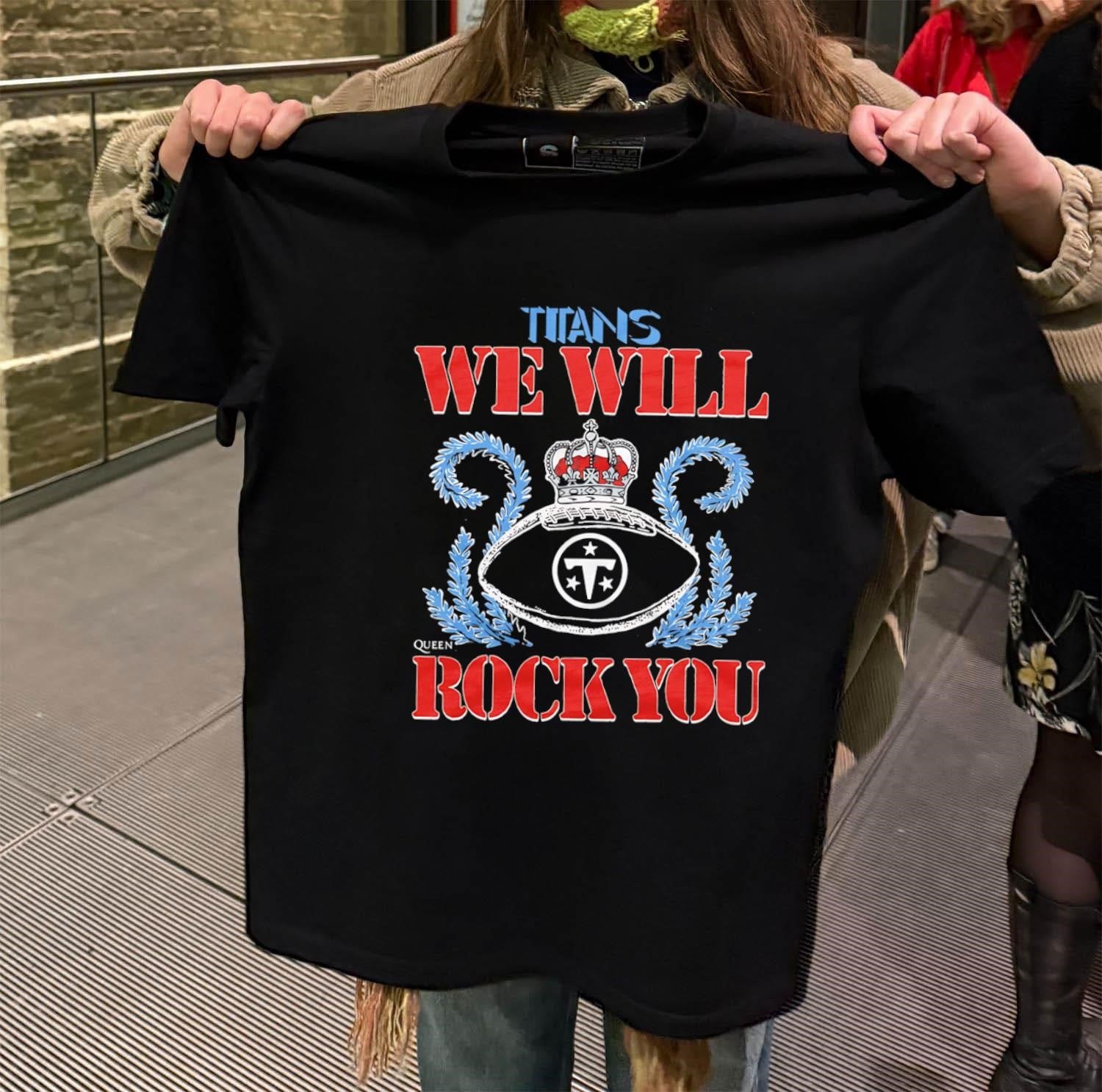 Tennessee Titans We Will Rock You Football Crown shirt