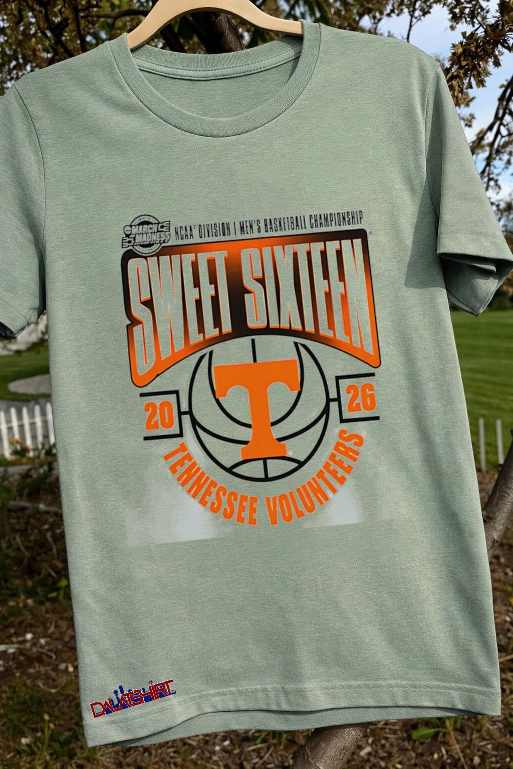 Tennessee Volunteers 2026 NCAA Men’s Basketball Tournament March Madness Sweet 16 shirt