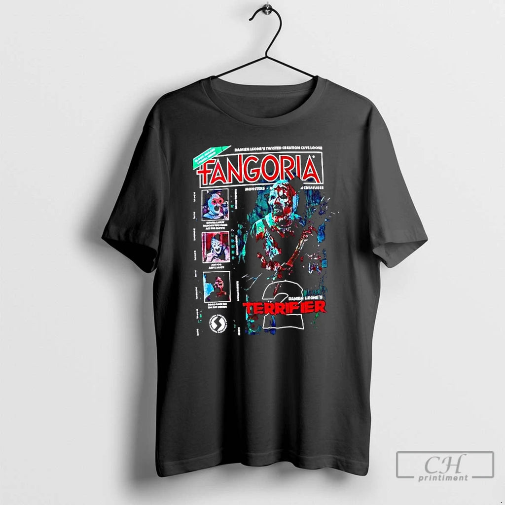 Terrifier 2 Franchise Damien Leones Twisted Creation Cuts Loose Monters T Shirts
