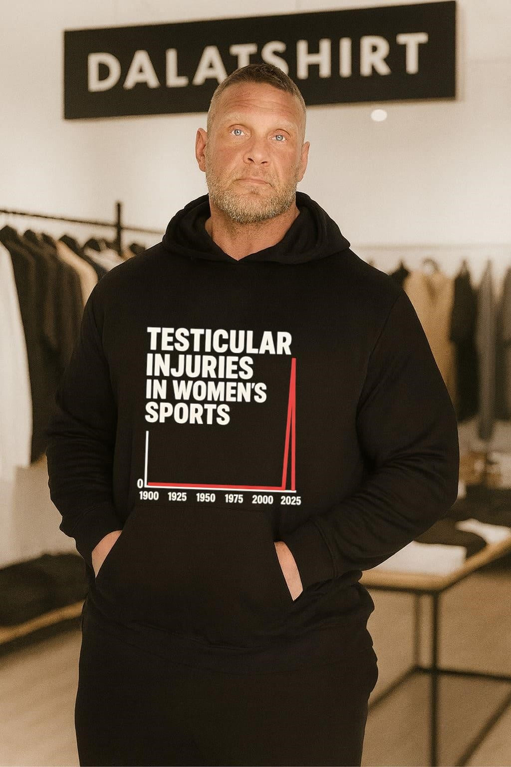 Testicular Injuries In Women’s Sports 1900 to 2025 shirt