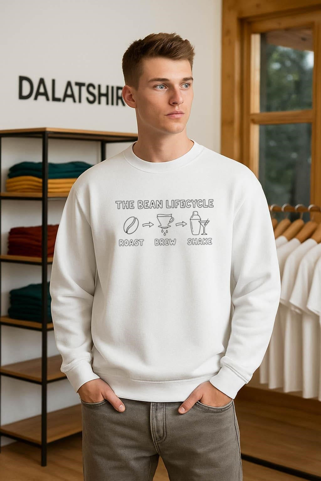 The Bean Lifecycle Roast Brew Shake Coffee Espresso Martini shirt