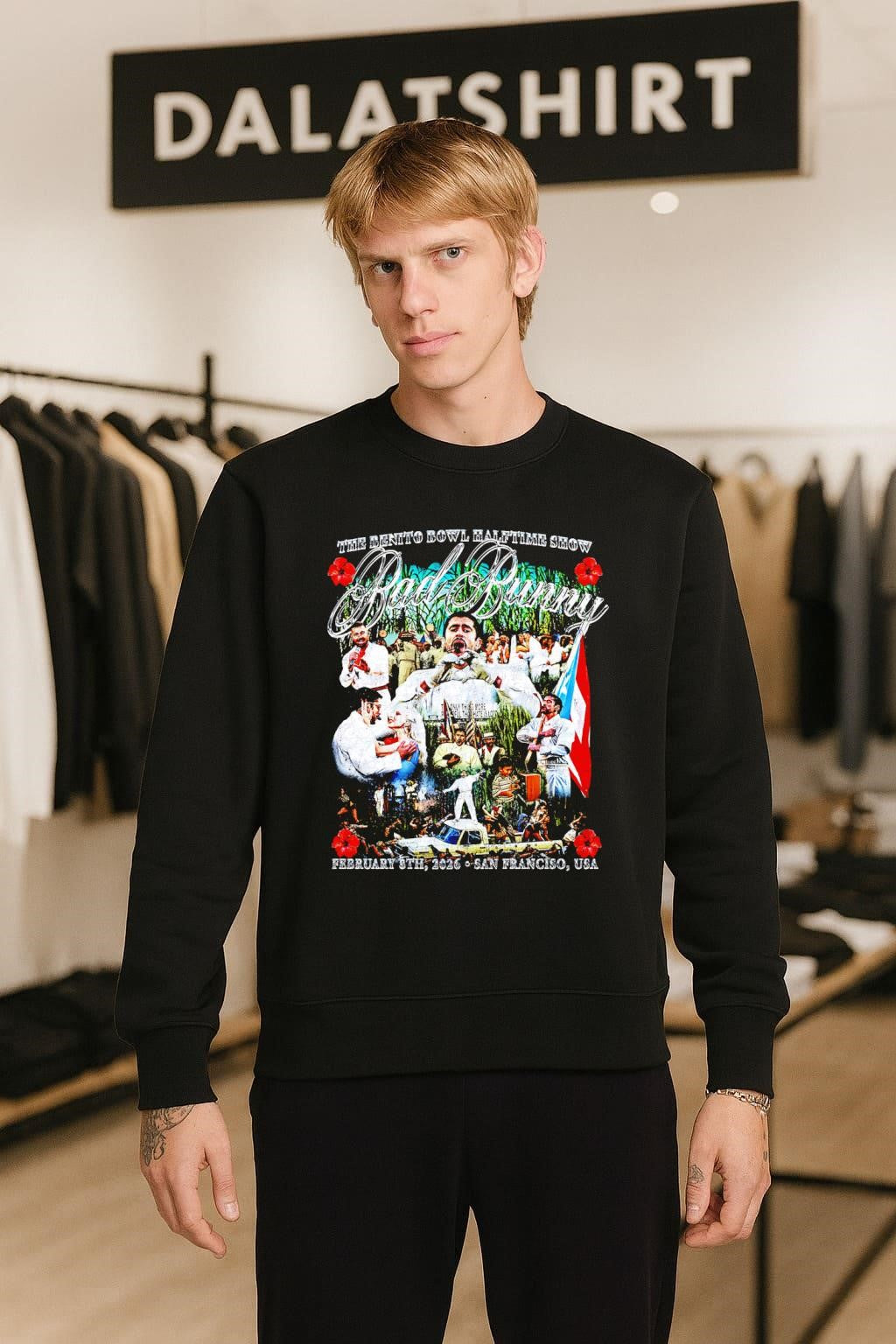 The Benito Bowl Halftime Show Bad Bunny San Francisco 2026 Concert shirt