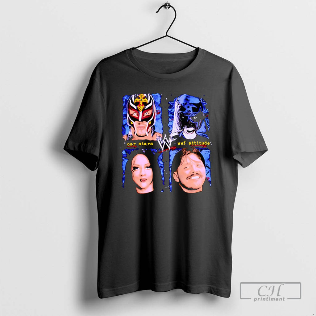 The Big 4 Our Stars Wwf Attitude T Shirts