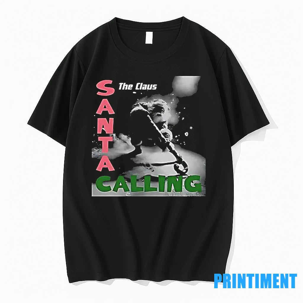 The Claus Santa Calling Hockey Christmas Tshirts Sweater