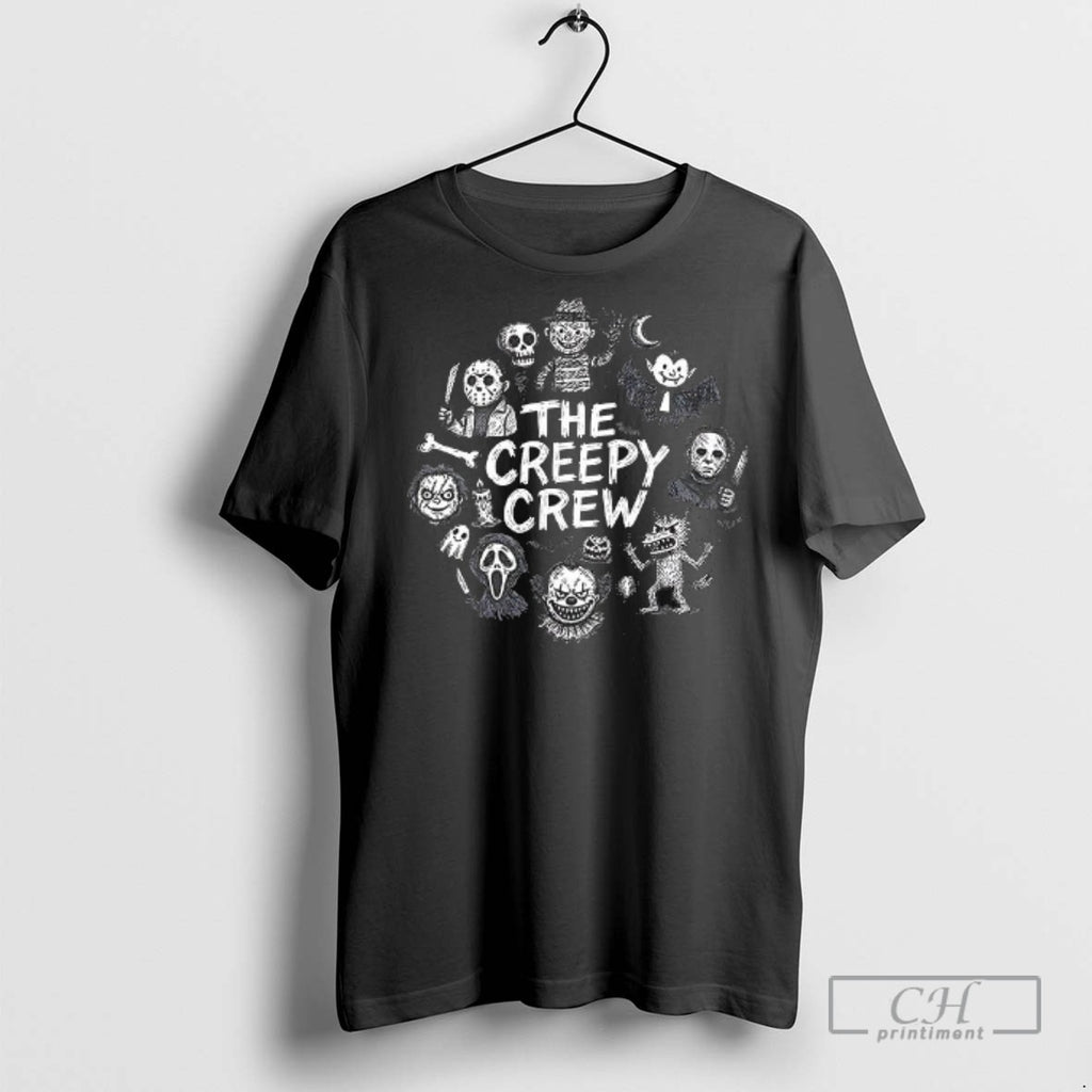 The Creepy Crew Our Favorite Horror Movie Baddies T Shirts