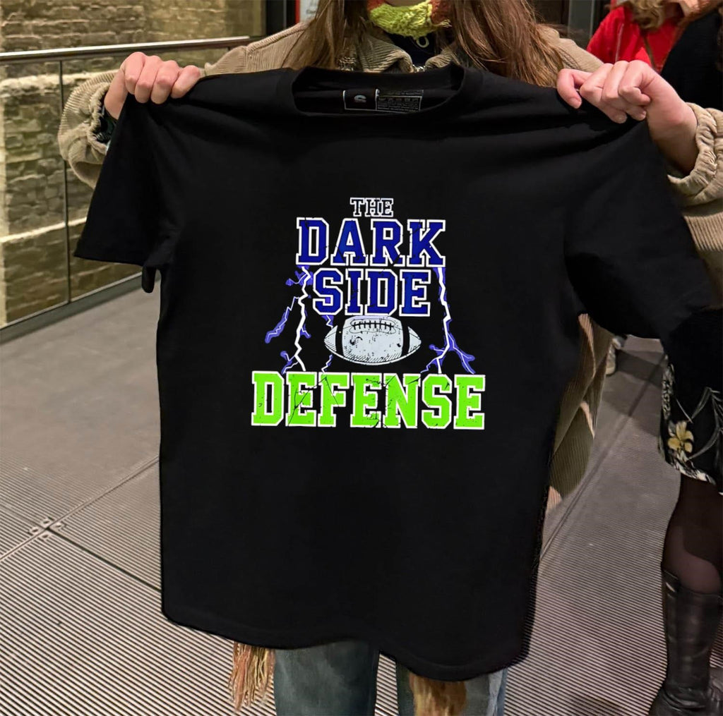 The Dark Side Defense Football Lightning Bolt Seattle Team shirt