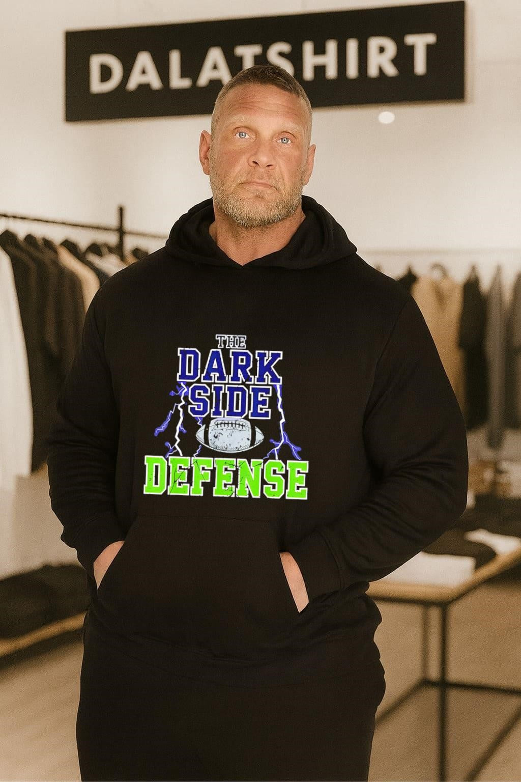 The Dark Side Defense Football Lightning Bolt Seattle Team shirt