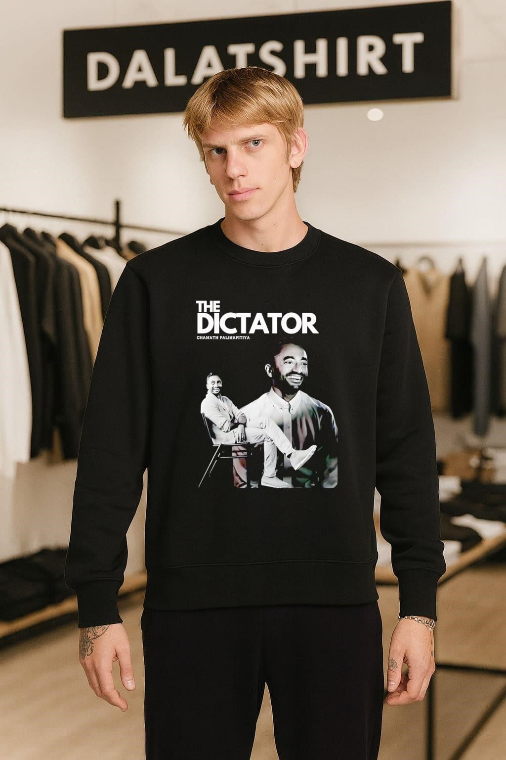 The Dictator Chamath Palihapitiya The All-In Podcast Portrait shirt