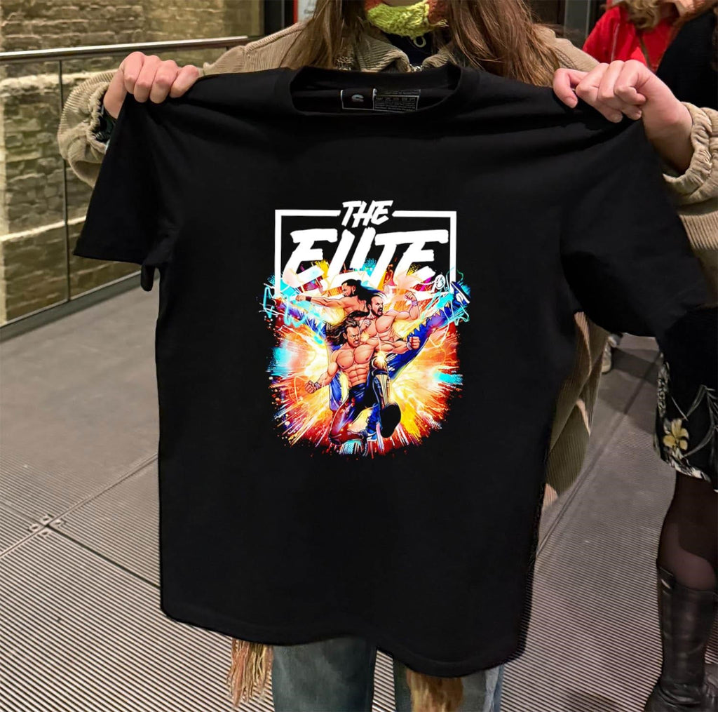 The Elite Wrestling Action Trio Kenny Omega Young Bucks shirt