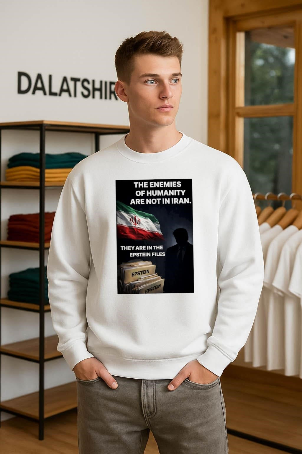 The Enemies of Humanity Are Not in Iran Epstein Files shirt