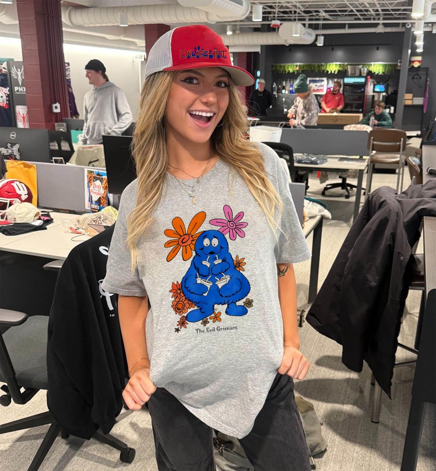 The Evil Grimace Monster Mascot Character shirt
