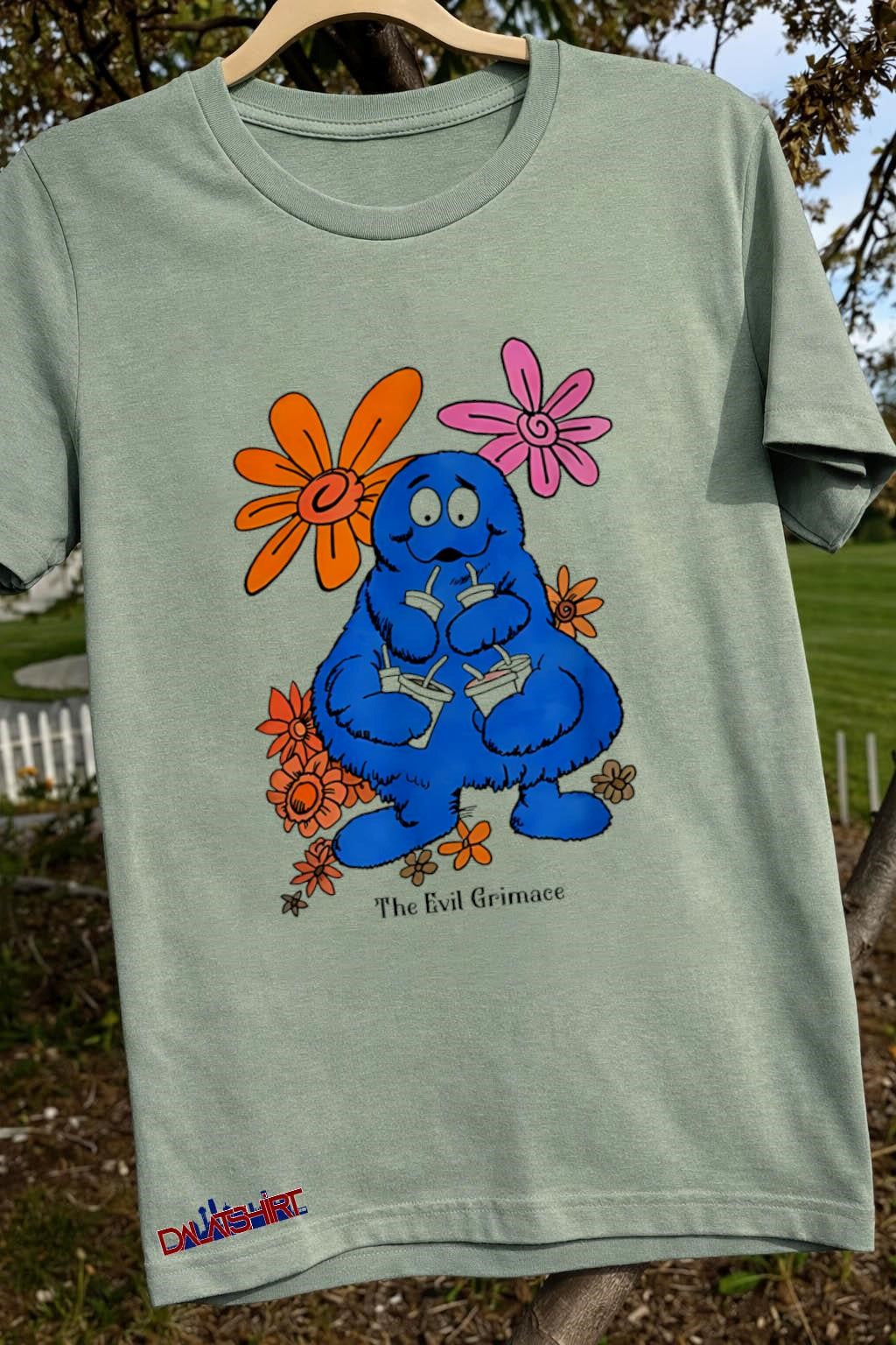 The Evil Grimace Monster Mascot Character shirt