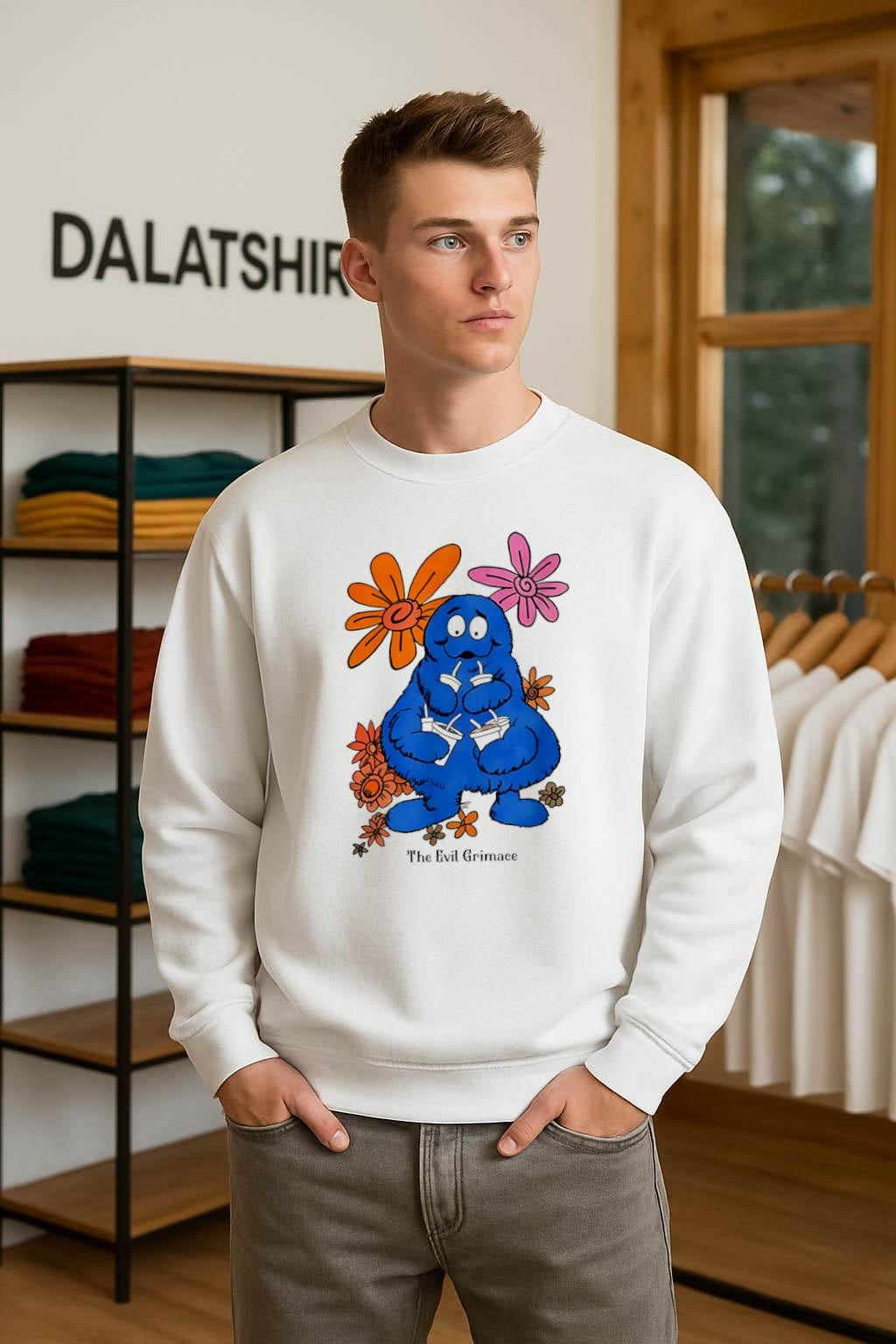 The Evil Grimace Monster Mascot Character shirt