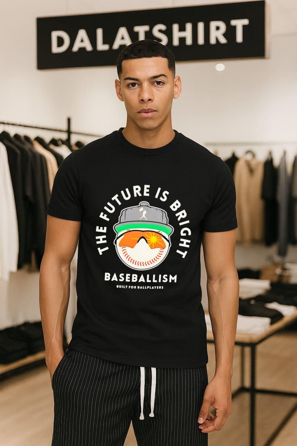 The Future Is Bright Baseballism Built For Ballplayers shirt