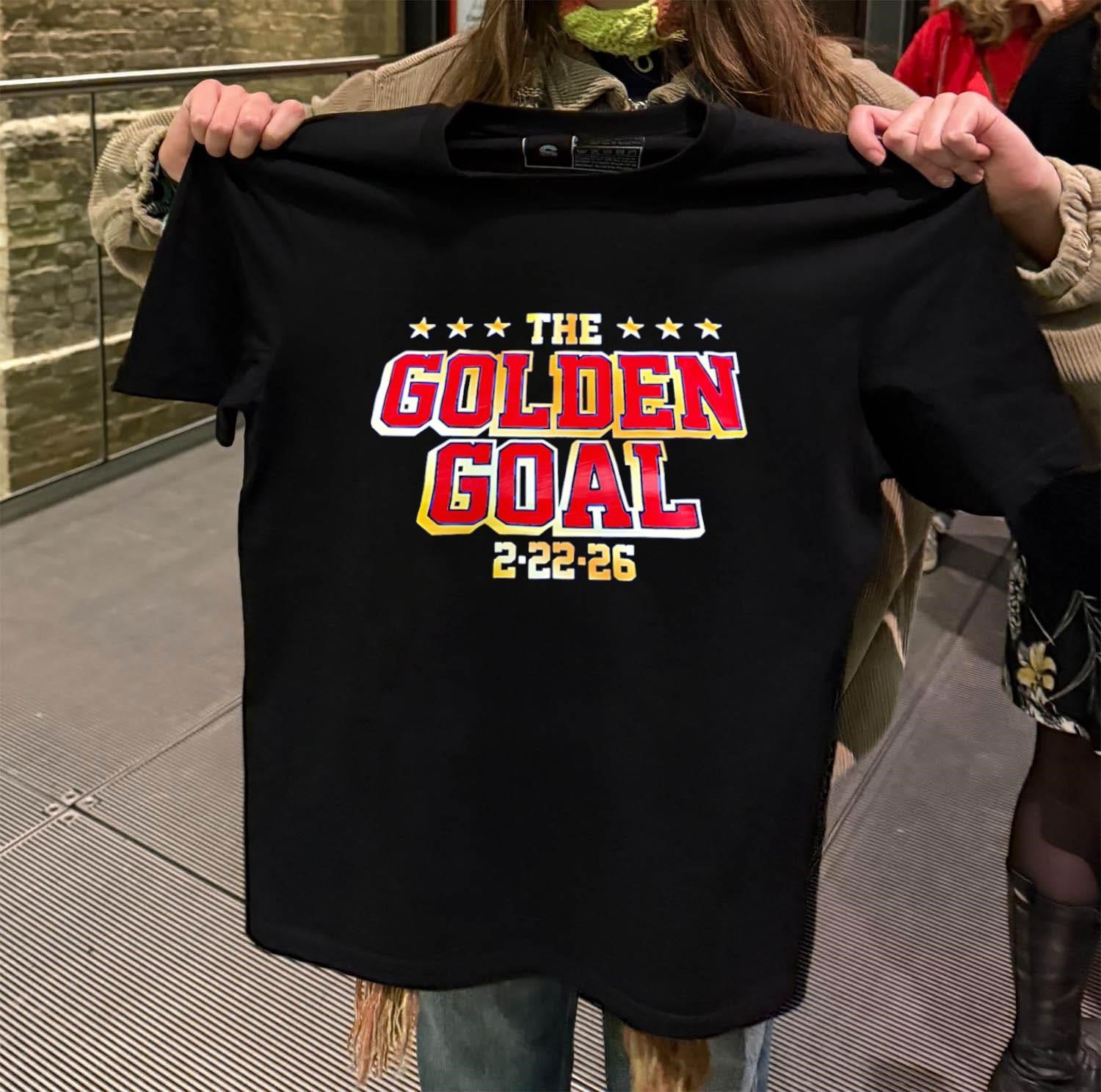 The Golden Goal Stars 2-22-26 Commemorative Sports shirt