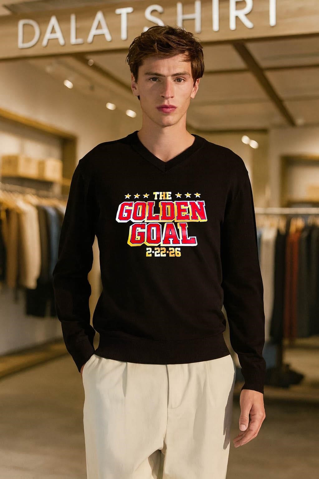 The Golden Goal Stars 2-22-26 Commemorative Sports shirt
