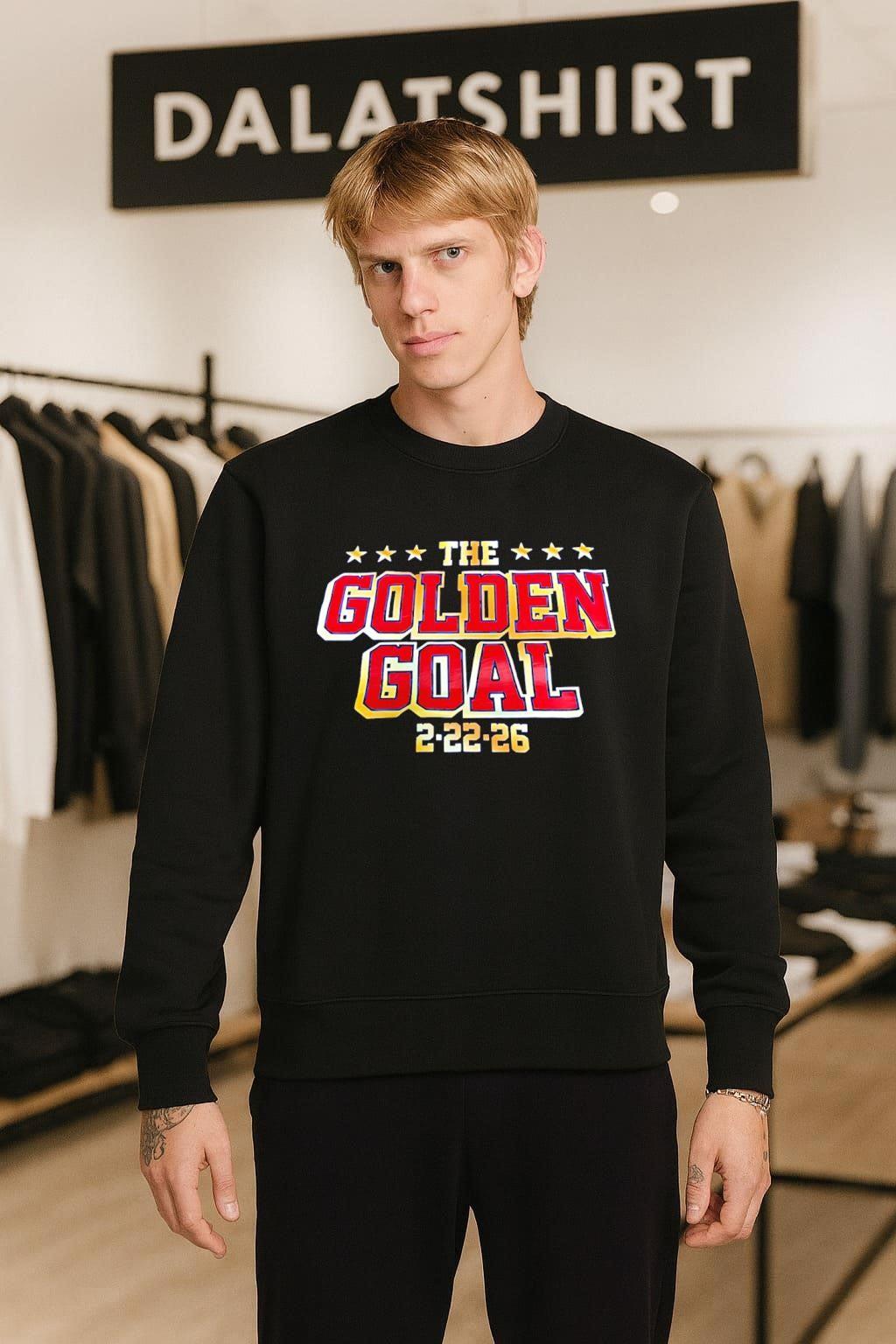 The Golden Goal Stars 2-22-26 Commemorative Sports shirt