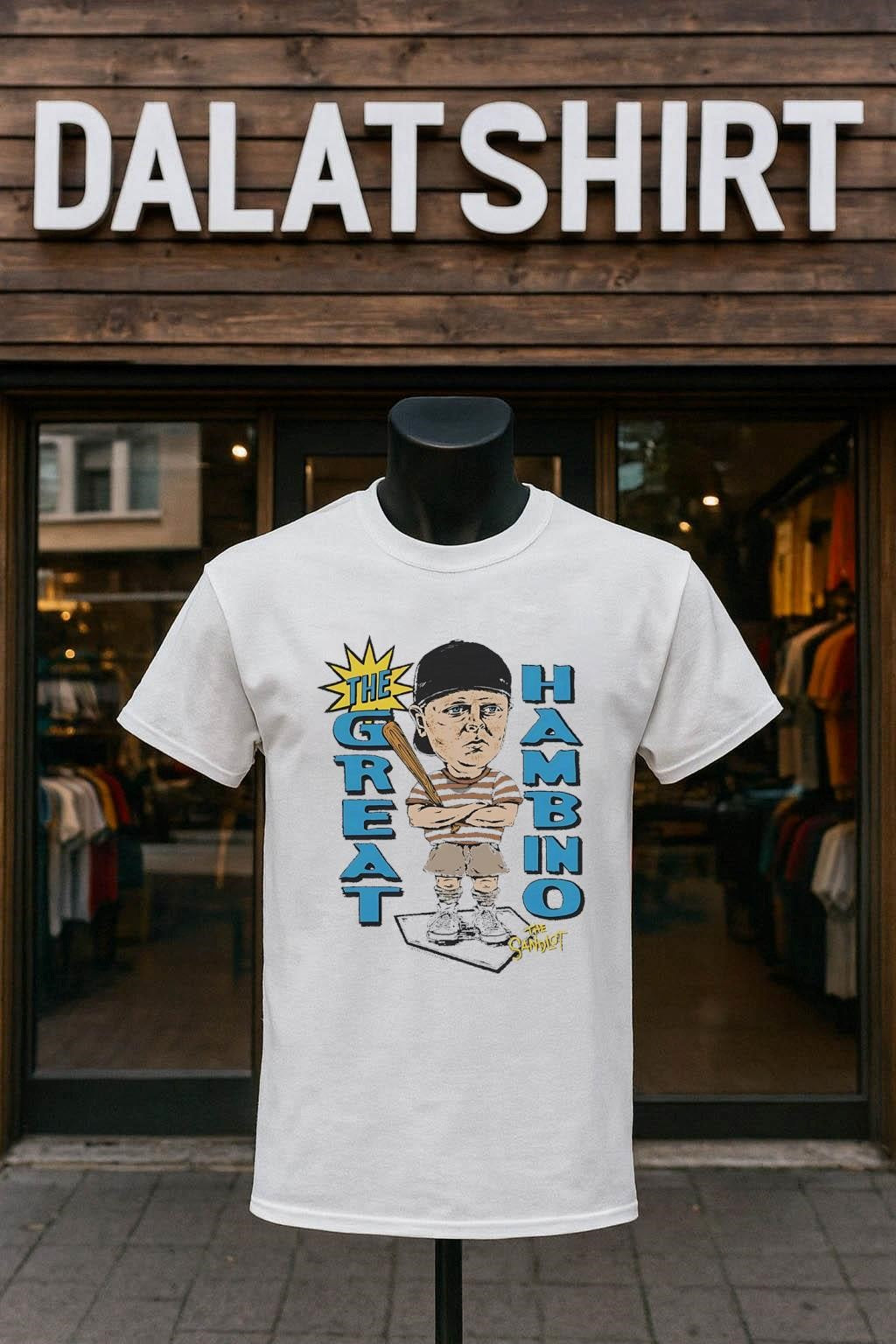 The Great Hambino the Sandlot Character Graphic shirt