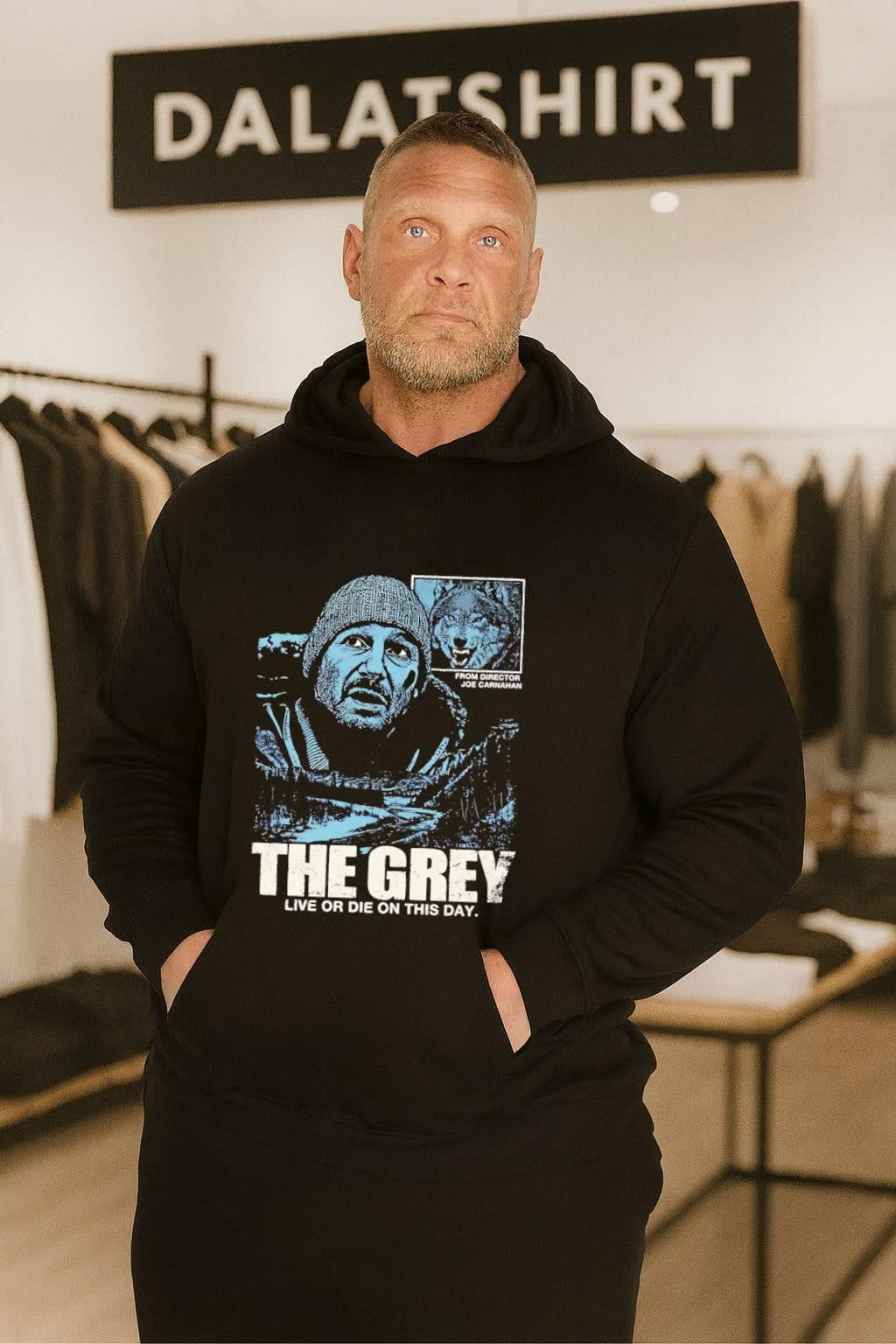 The Grey Live Or Die On This Day Joe Carnahan Wolf shirt