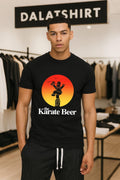 The Karate Kid Homer Simpson Holding Beer Mug Crane Kick shirt