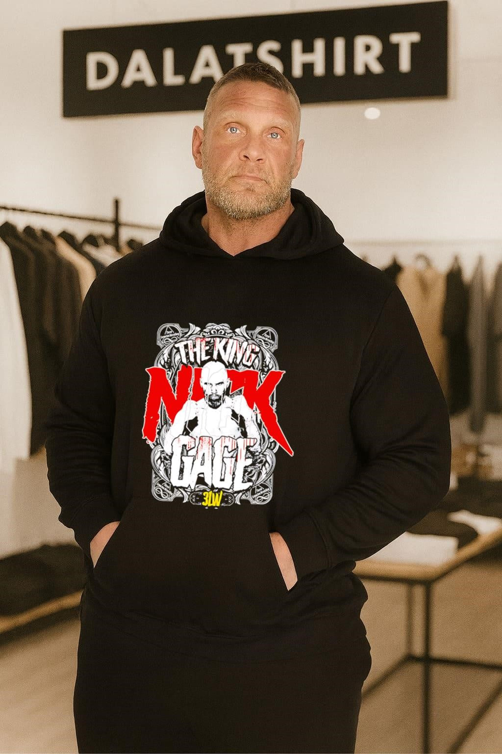 The King Nick Gage Three Legacies Wrestling Crown shirt