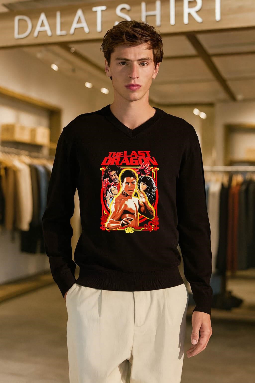 The Last Dragon Martial Arts Movie Poster Leroy Green shirt