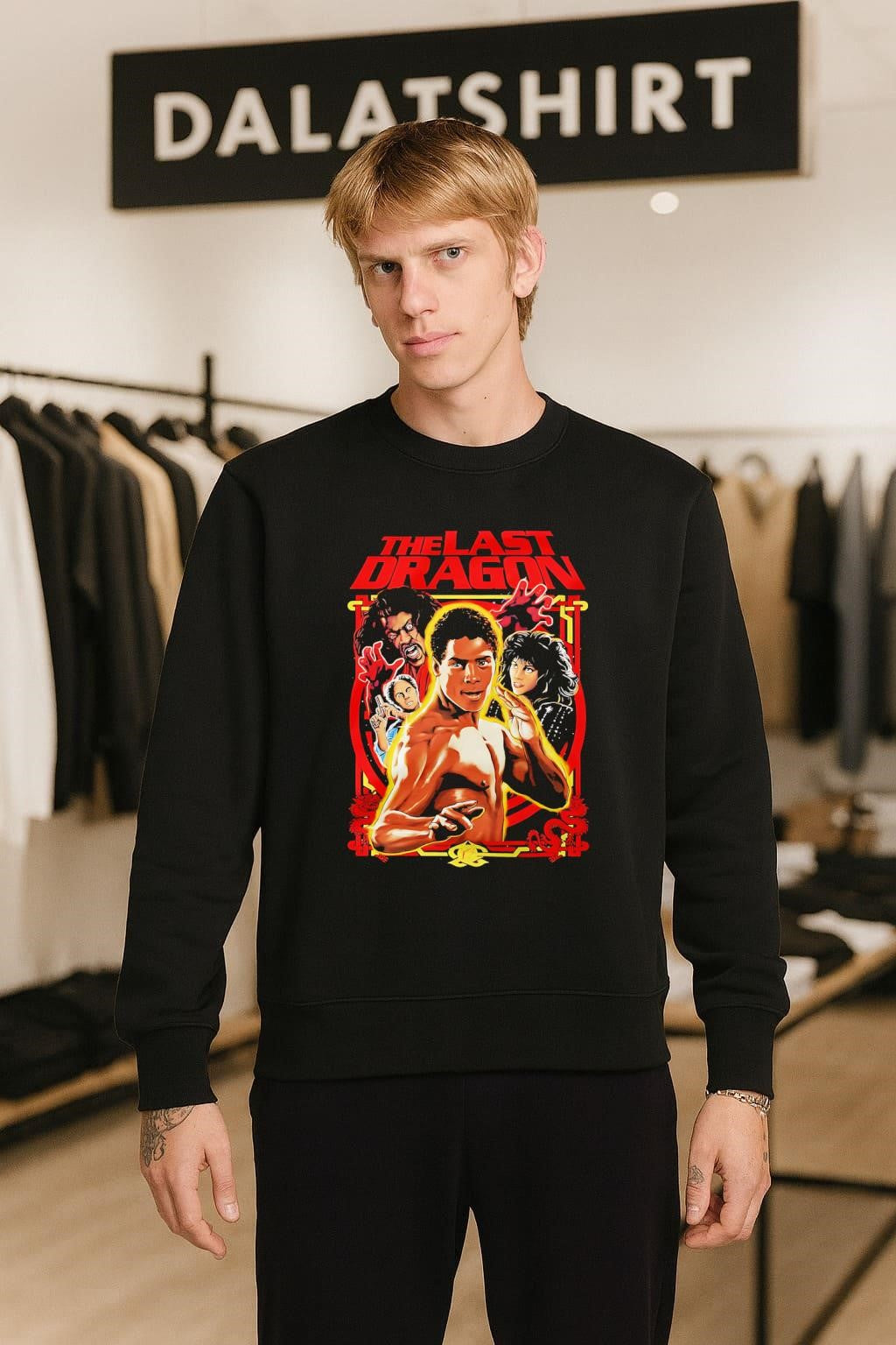 The Last Dragon Martial Arts Movie Poster Leroy Green shirt