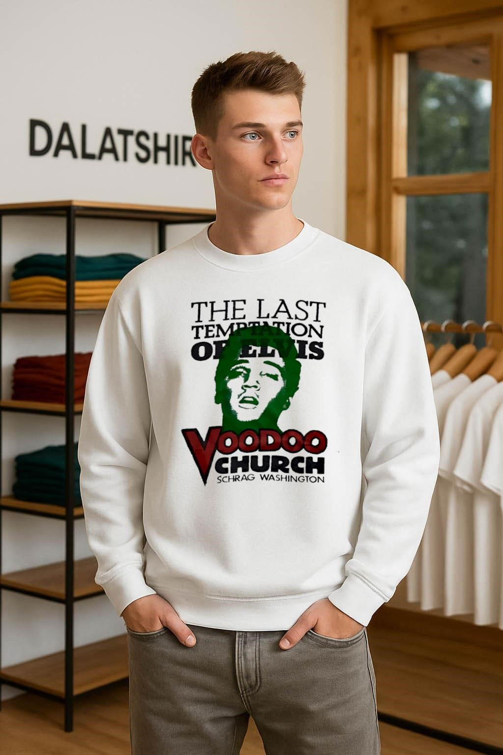 The Last Temptation Of Elvis Voodoo Church shirt