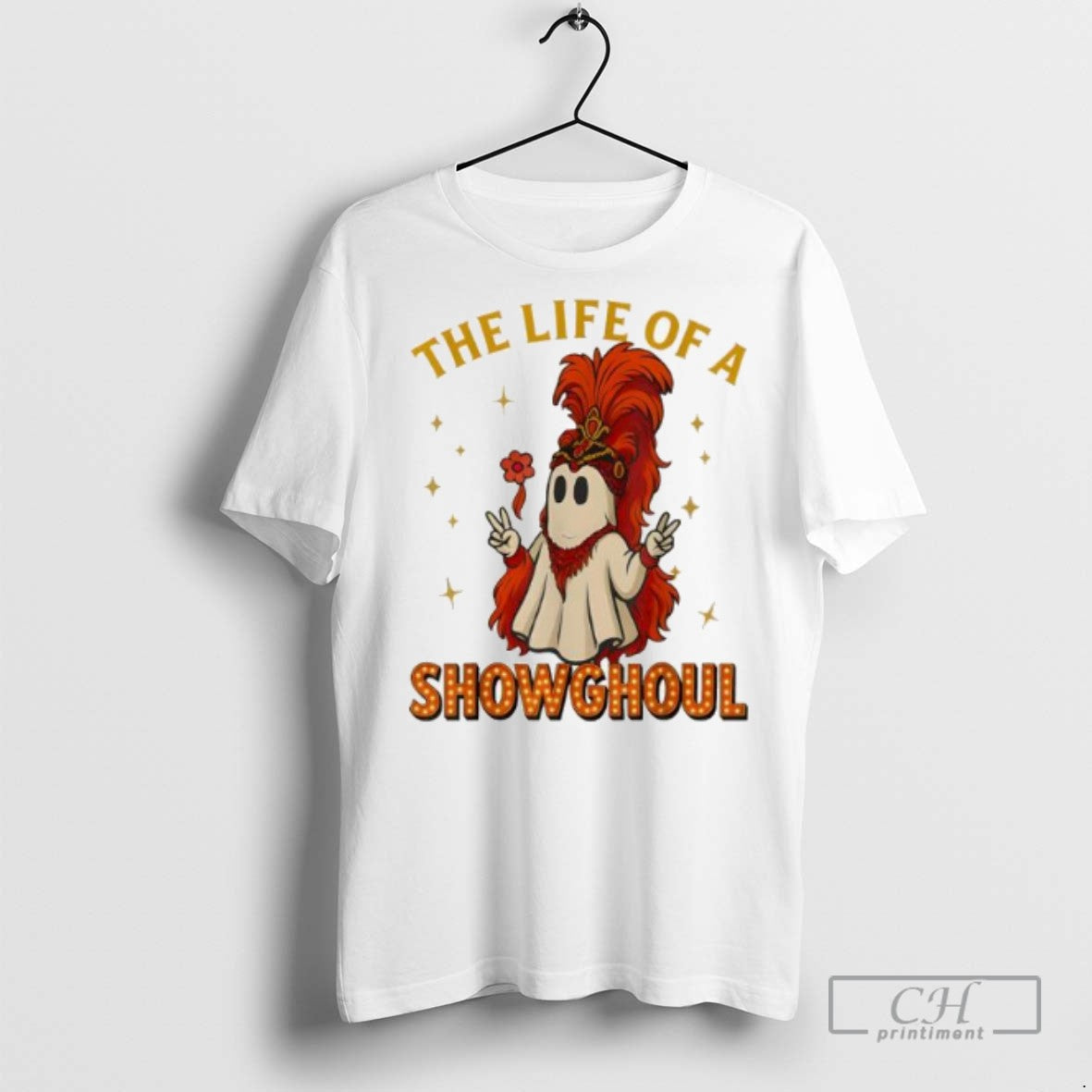 The Life Of Showghoul Funny Halloween Ghost Funny T Shirts