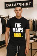 The Man’s Man Seth Rollins yellow text logo shirt