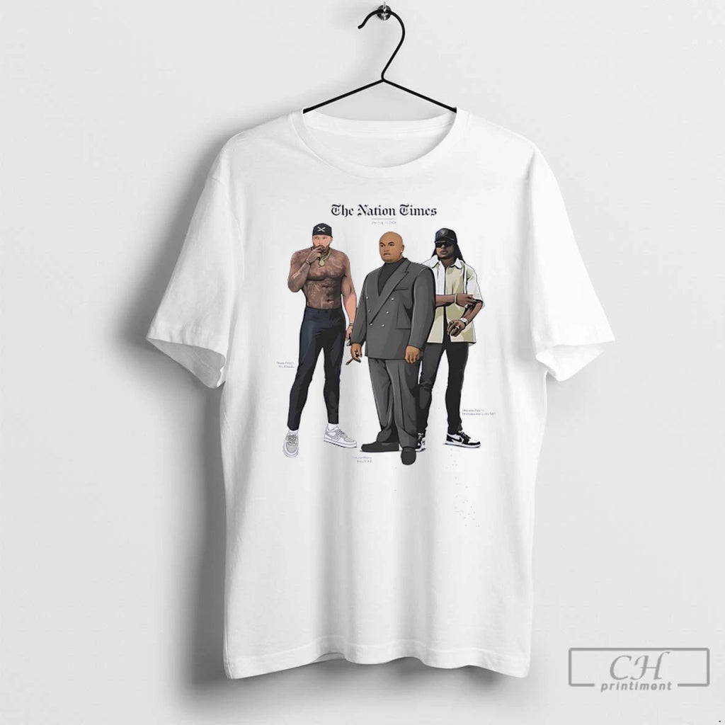 The Nation Times 2024 Maxx Crosby Antonio Pierce And Davante Adams T Shirts