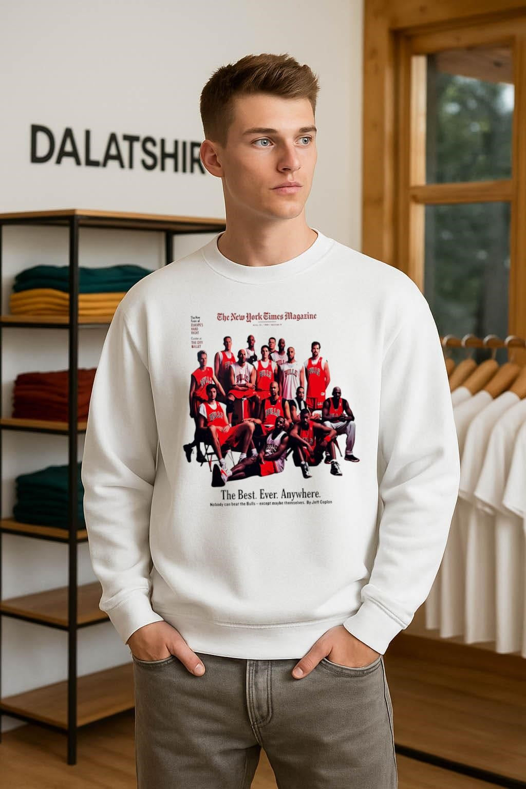 The New York Times Magazine Chicago Bulls Team shirt