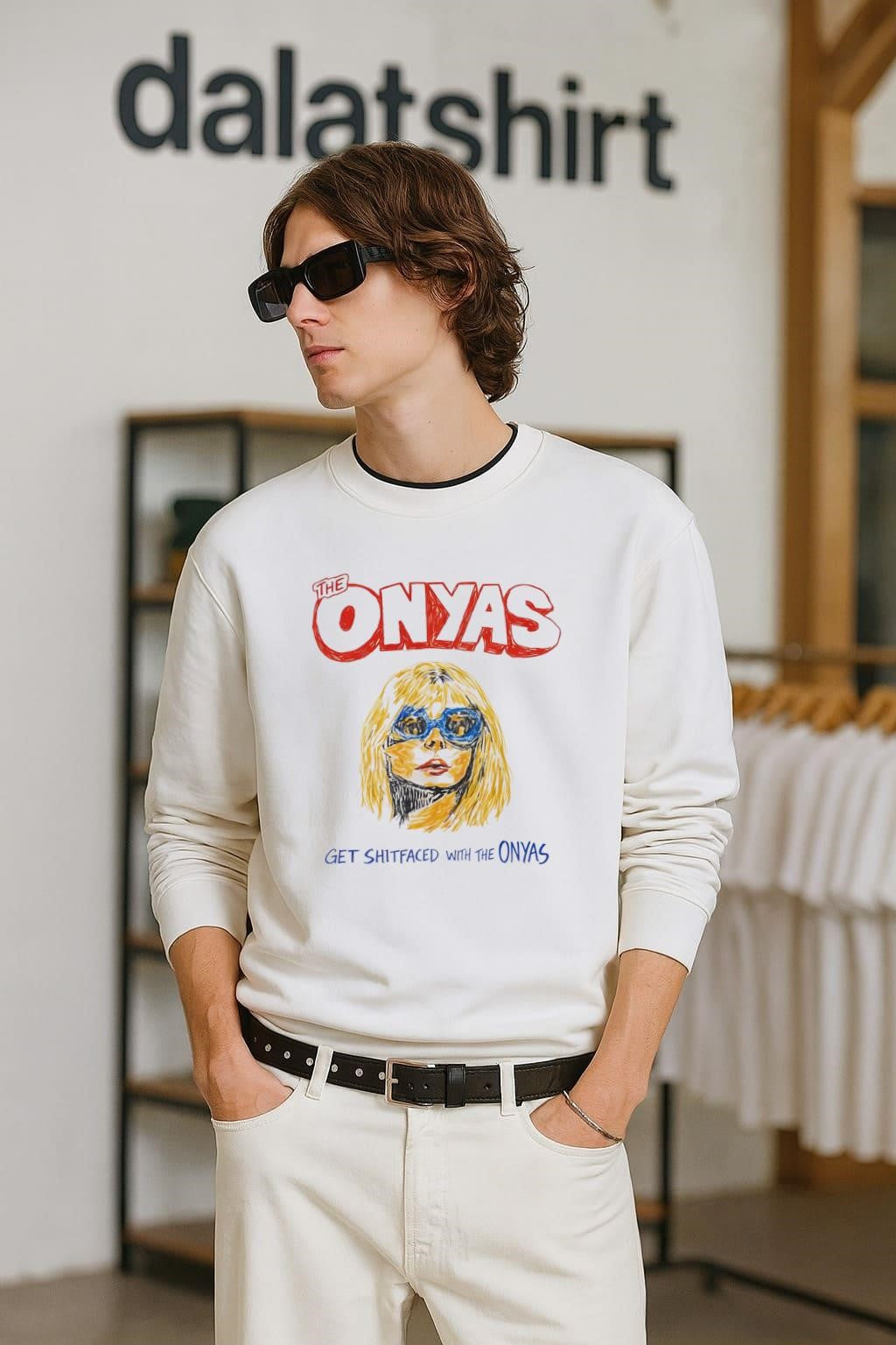 The Onyas Get Shitfaced With The Onyas Band shirt