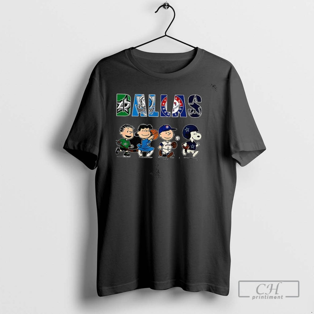 The Peanuts Show Fan Dallas Sports T Shirts
