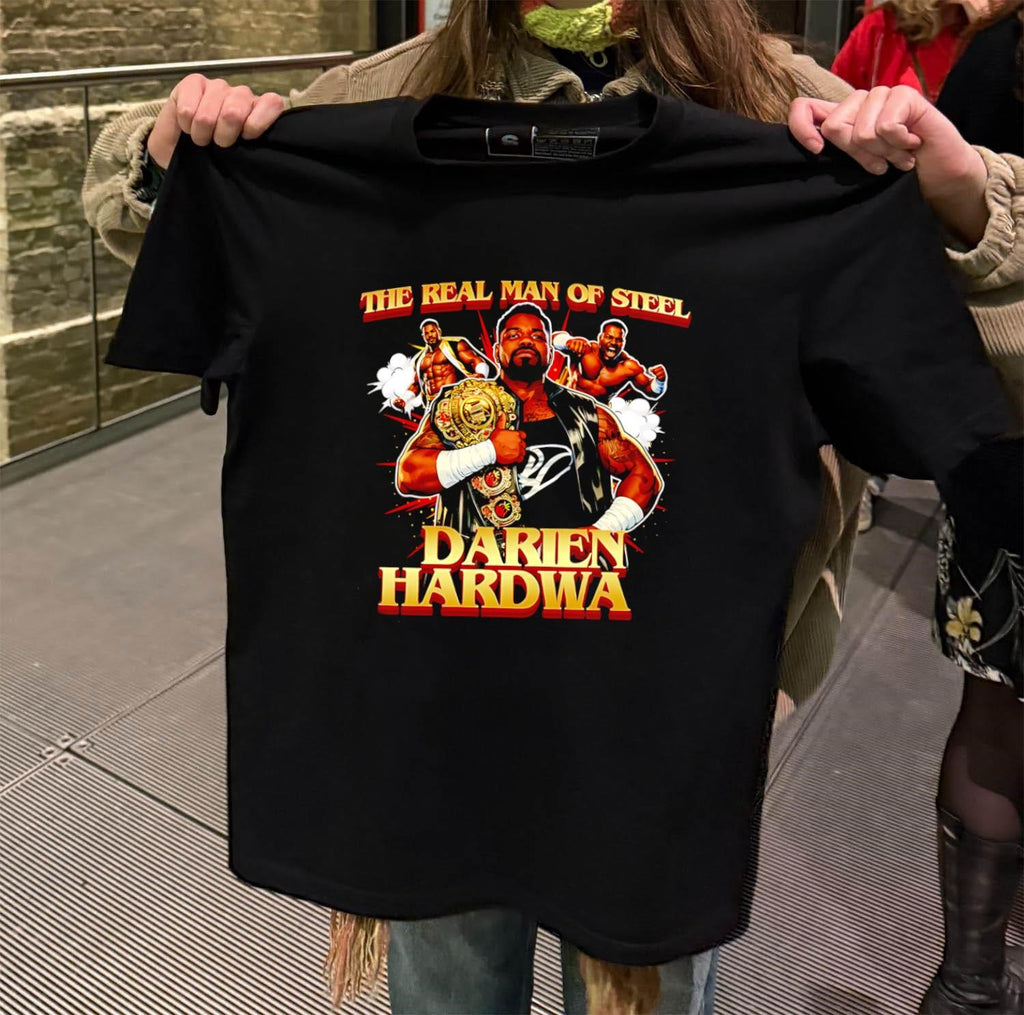 The Real Man Of Steel Darien Hardwa Wrestling Champion shirt