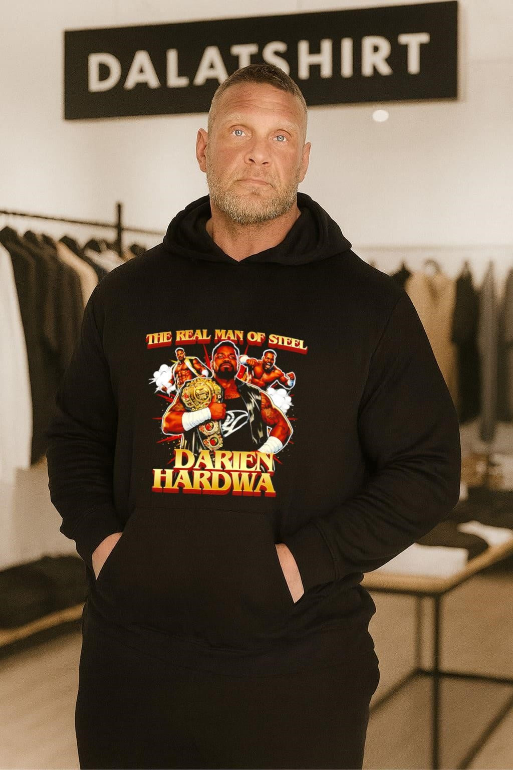 The Real Man Of Steel Darien Hardwa Wrestling Champion shirt