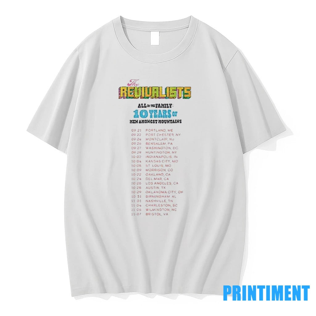 The Revivalists Fall 2025 Tour Schedule Tshirts Sweater