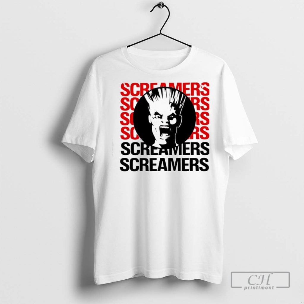 The Screamers Demos Album Logo T Shirts