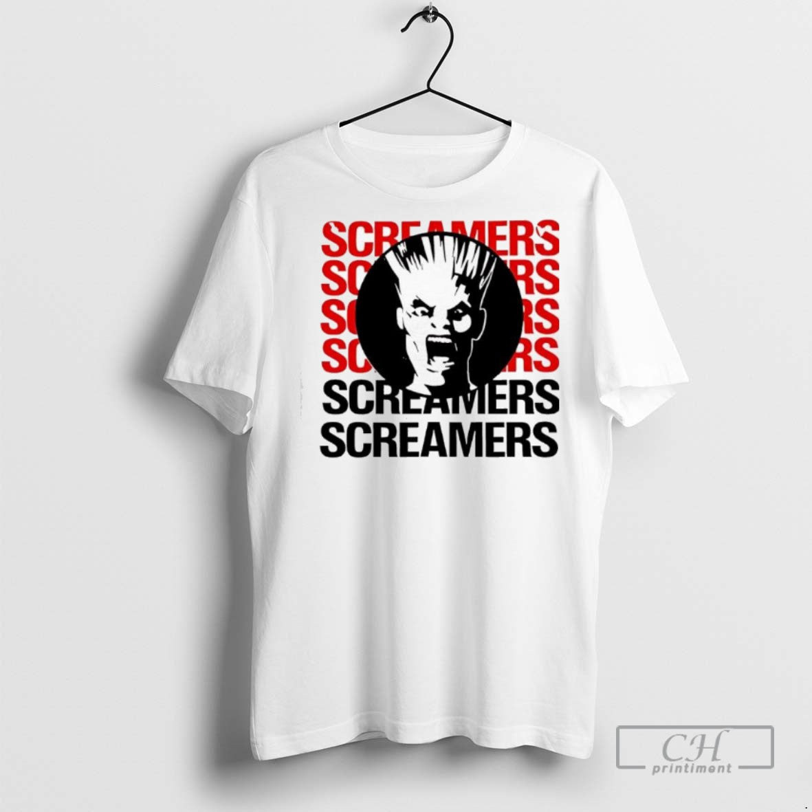 The Screamers Demos Album Logo T Shirts