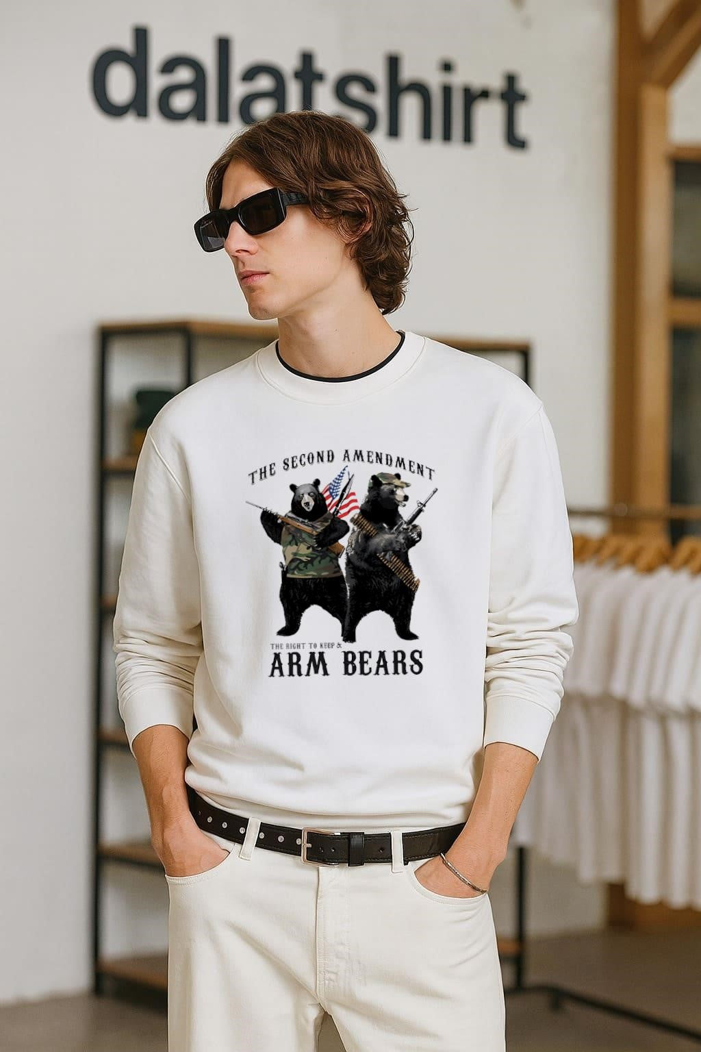 The Second Amendment The Right To Keep And Arm Bears shirt
