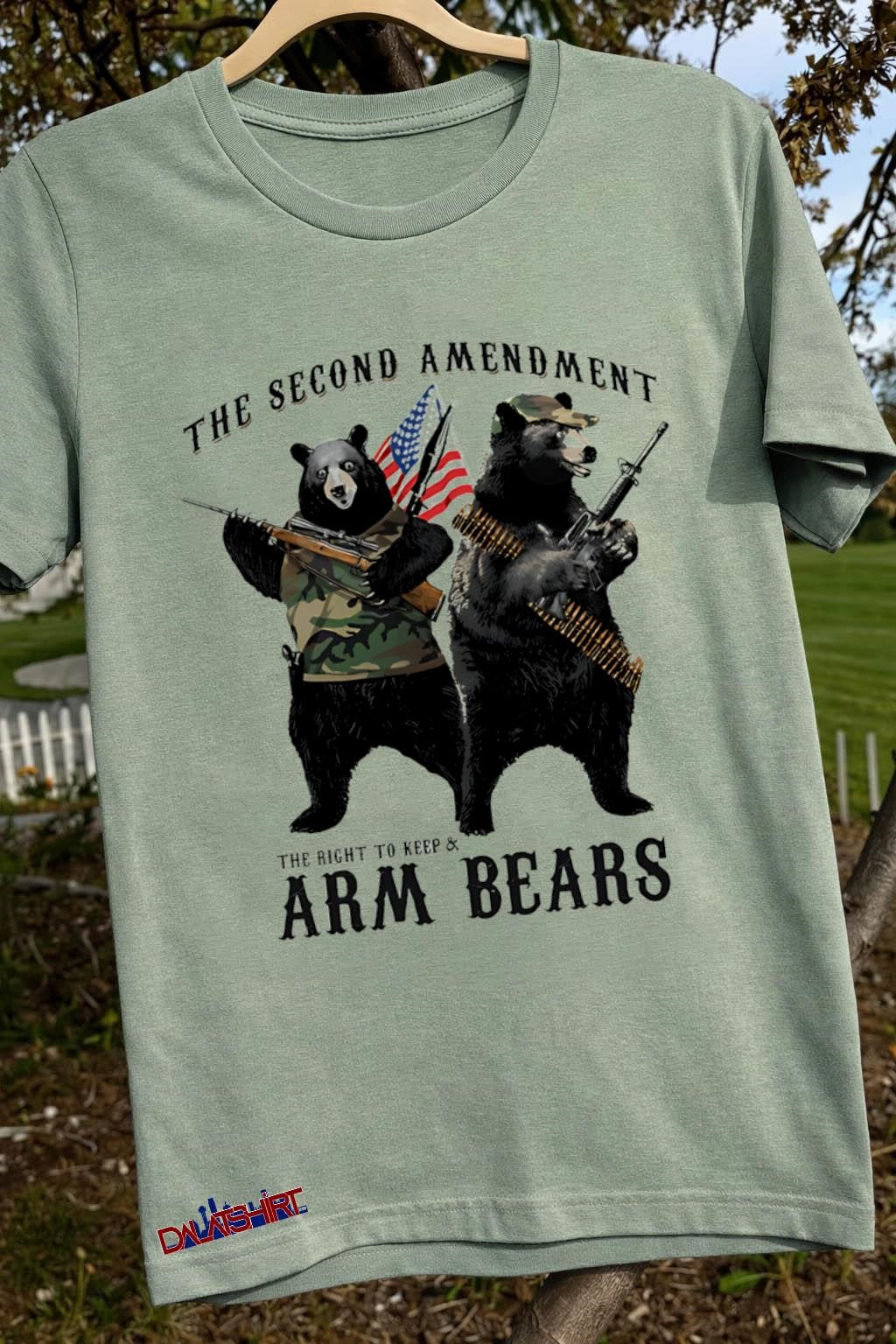 The Second Amendment The Right To Keep And Arm Bears shirt