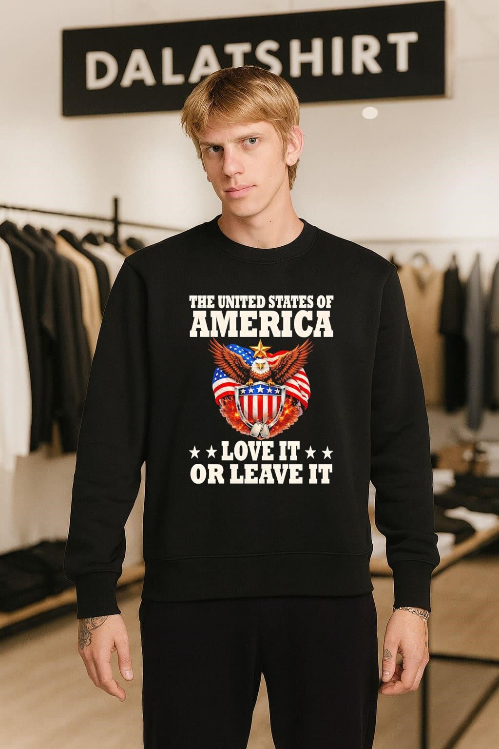 The United States Of America Eagle Love It Or Leave It shirt