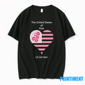 The United States Of Pink Lil Uzi Vert Usa Flag Heart Tshirts Sweater