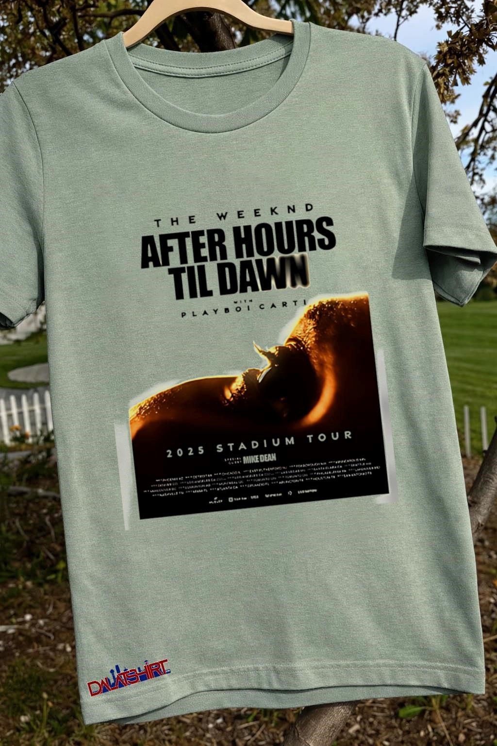 The Weeknd Stadium Tour 2025 Poster After Hours Til Dawn From May 9th To September 3rd Classic shirt