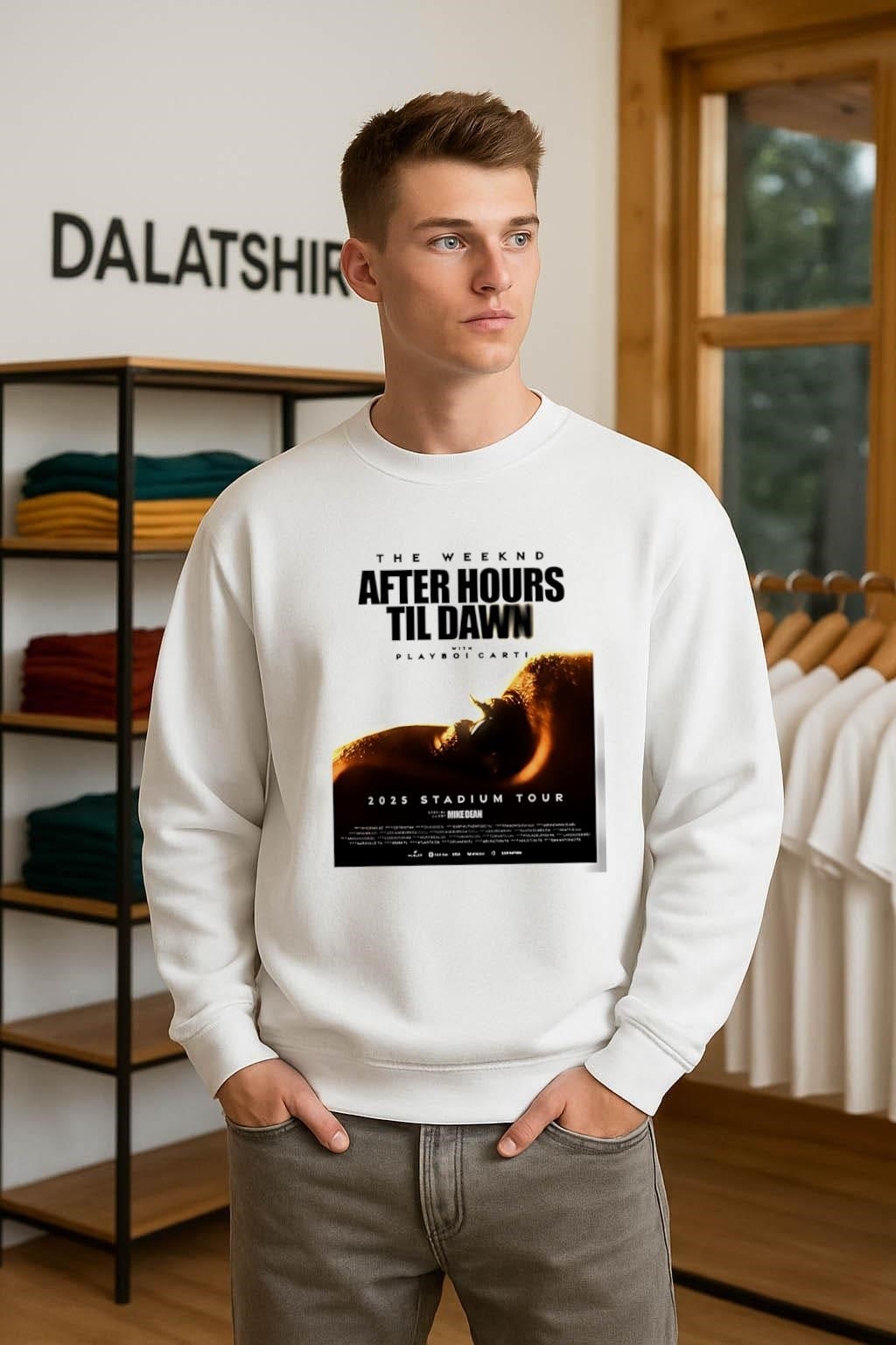 The Weeknd Stadium Tour 2025 Poster After Hours Til Dawn From May 9th To September 3rd Classic shirt